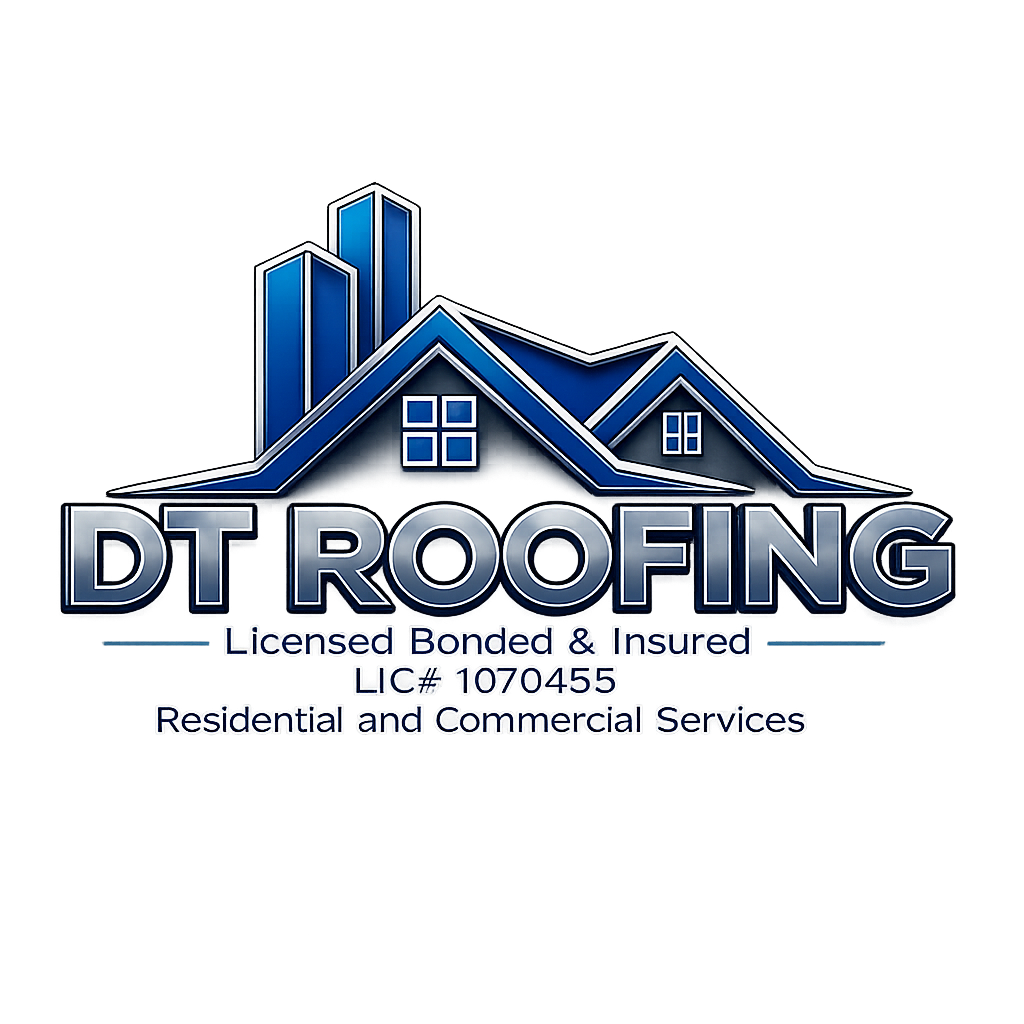 DT Roofing logo